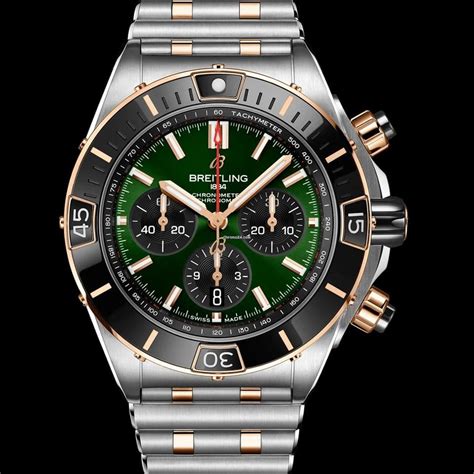 green breitling chronomat|Breitling Chronomat for sale.